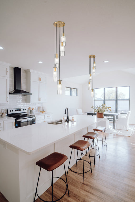Chandelier Z-Lite 824P-5R-MGLD Modern Gold Alton 5 Light Chandelier Z-Lite
