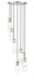 Chandelier Z-Lite 824P-7R-BN Brushed Nickel Alton 7 Light Chandelier Z-Lite