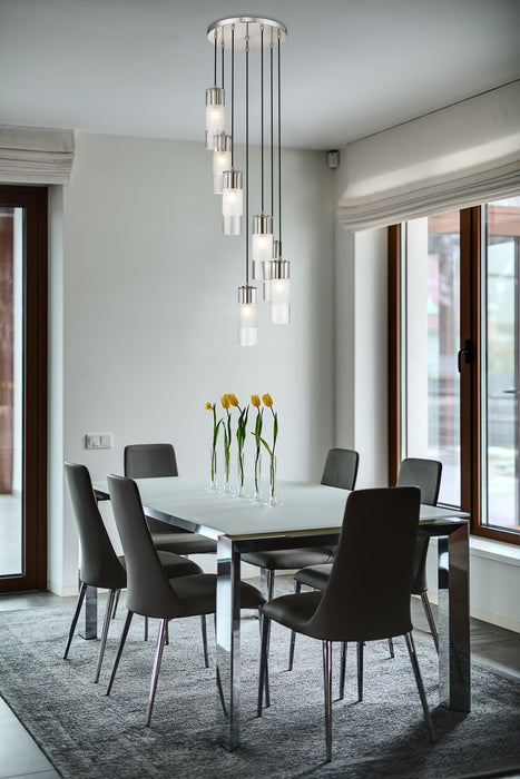 Chandelier Z-Lite 824P-7R-BN Brushed Nickel Alton 7 Light Chandelier Z-Lite