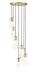 Chandelier Z-Lite 824P-7R-MGLD Modern Gold Alton 7 Light Chandelier Z-Lite