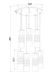 Chandelier Z-Lite 824P-7R-MGLD Modern Gold Alton 7 Light Chandelier Z-Lite
