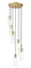 Chandelier Z-Lite 824P-7R-MGLD Modern Gold Alton 7 Light Chandelier Z-Lite