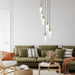 Chandelier Z-Lite 824P-7R-MGLD Modern Gold Alton 7 Light Chandelier Z-Lite