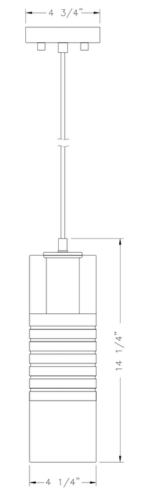 Pendant Z-Lite 824P-MB Matte Black Alton 1 Light Pendant Z-Lite