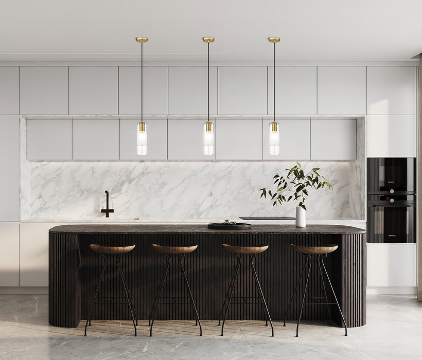 Pendant Z-Lite 824P-MGLD Modern Gold Alton 1 Light Pendant Z-Lite