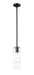 Pendant Z-Lite 824P-ROD-MB Matte Black Alton 1 Light Pendant Z-Lite