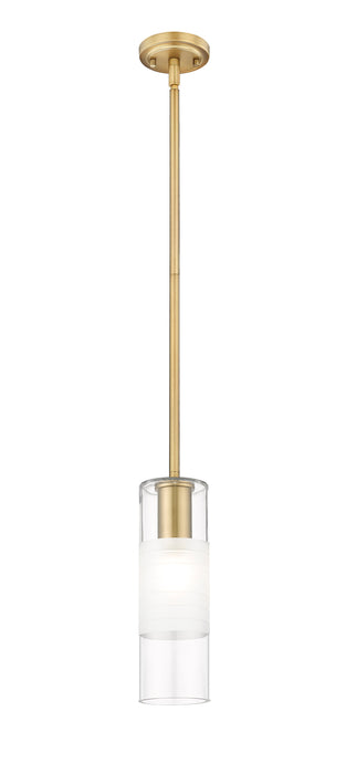 Pendant Z-Lite 824P-ROD-MGLD Modern Gold Alton 1 Light Pendant Z-Lite