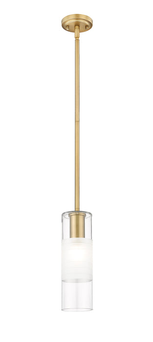 Pendant Z-Lite 824P-ROD-MGLD Modern Gold Alton 1 Light Pendant Z-Lite