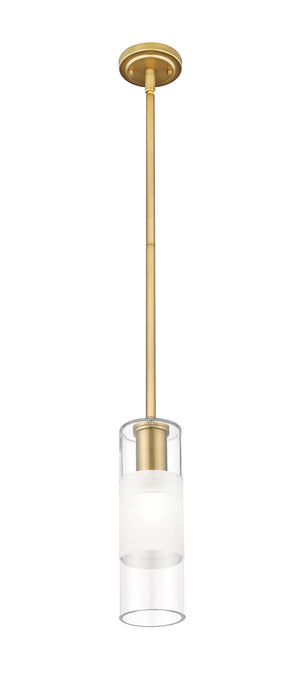 Pendant Z-Lite 824P-ROD-MGLD Modern Gold Alton 1 Light Pendant Z-Lite