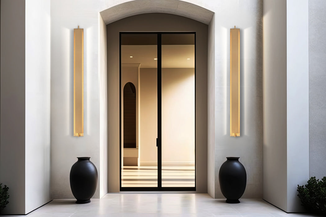 Eurofase 48964-012 Tribek 60" Gold LED Outdoor Wall Light