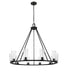 Chandelier Z-Lite 826-10MB Matte Black Titus 10 Light Chandelier Z-Lite