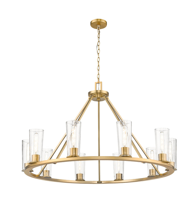 Chandelier Z-Lite 826-10MGLD Modern Gold Titus 10 Light Chandelier Z-Lite