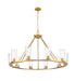 Chandelier Z-Lite 826-10MGLD Modern Gold Titus 10 Light Chandelier Z-Lite