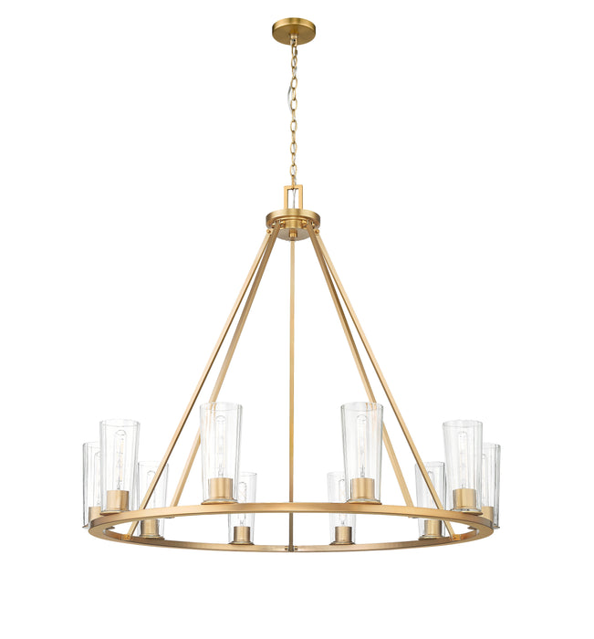 Chandelier Z-Lite 826-10MGLD Modern Gold Titus 10 Light Chandelier Z-Lite