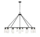 Chandelier Z-Lite 826-15MB Matte Black Titus 15 Light Chandelier Z-Lite
