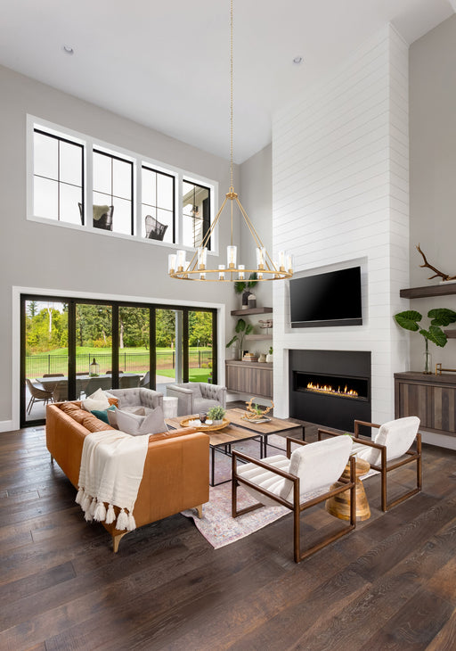 Chandelier Z-Lite 826-15MGLD Modern Gold Titus 15 Light Chandelier Z-Lite