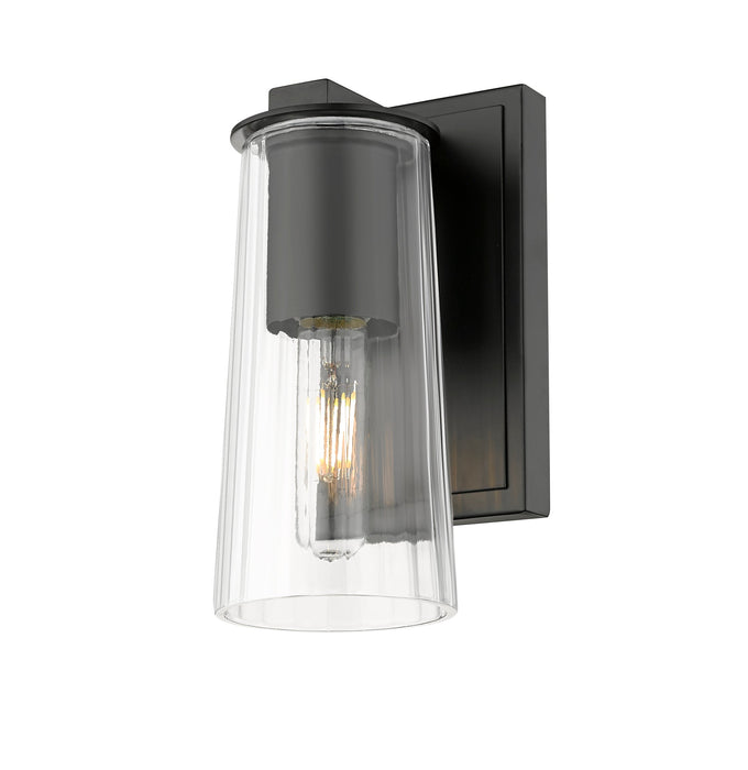 Wall Sconce Z-Lite 826-1S-MB Matte Black Titus 1 Light Wall Sconce Z-Lite