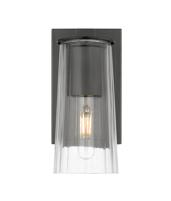 Wall Sconce Z-Lite 826-1S-MB Matte Black Titus 1 Light Wall Sconce Z-Lite