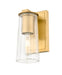 Wall Sconce Z-Lite 826-1S-MGLD Modern Gold Titus 1 Light Wall Sconce Z-Lite