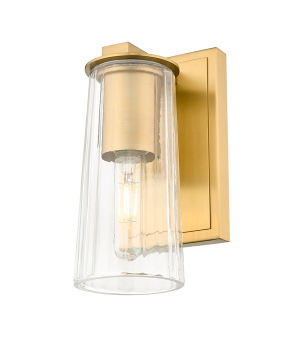 Wall Sconce Z-Lite 826-1S-MGLD Modern Gold Titus 1 Light Wall Sconce Z-Lite