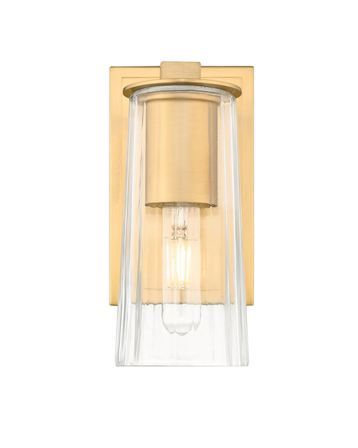 Wall Sconce Z-Lite 826-1S-MGLD Modern Gold Titus 1 Light Wall Sconce Z-Lite