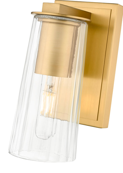 Wall Sconce Z-Lite 826-1S-MGLD Modern Gold Titus 1 Light Wall Sconce Z-Lite