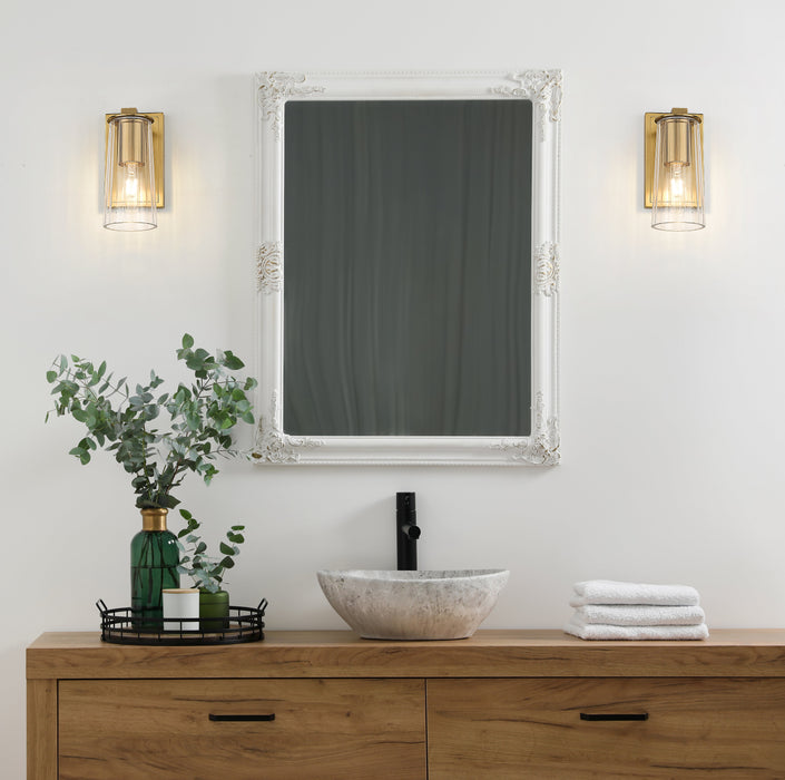 Wall Sconce Z-Lite 826-1S-MGLD Modern Gold Titus 1 Light Wall Sconce Z-Lite