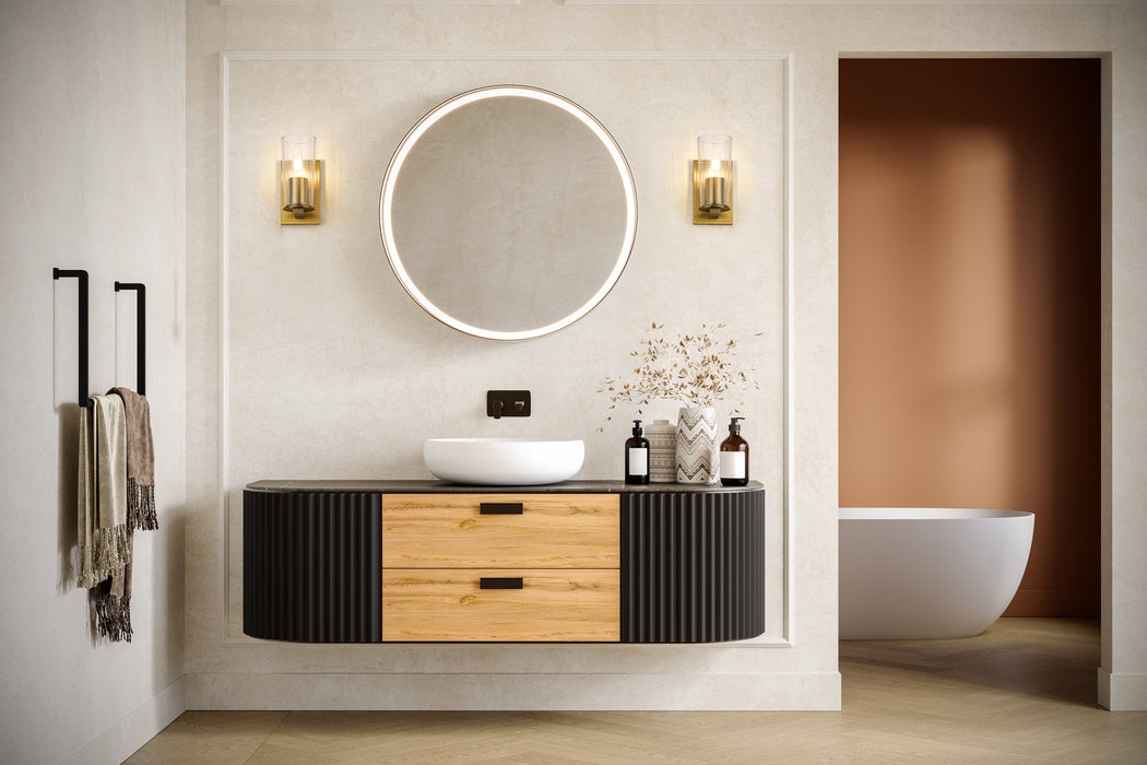 Wall Sconce Z-Lite 826-1S-MGLD Modern Gold Titus 1 Light Wall Sconce Z-Lite