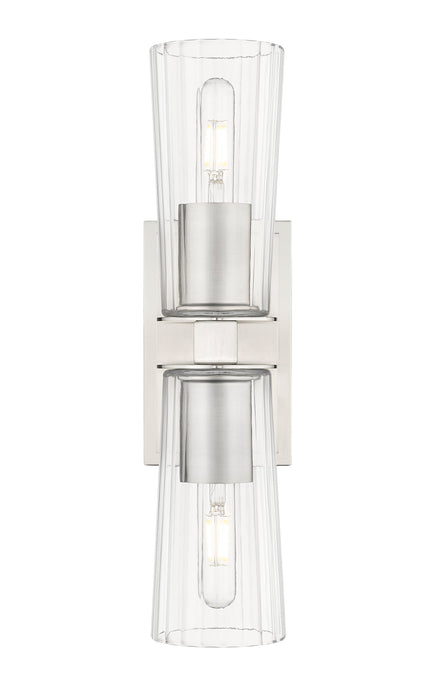Wall Sconce Z-Lite 826-2S-BN Brushed Nickel Titus 2 Light Wall Sconce Z-Lite