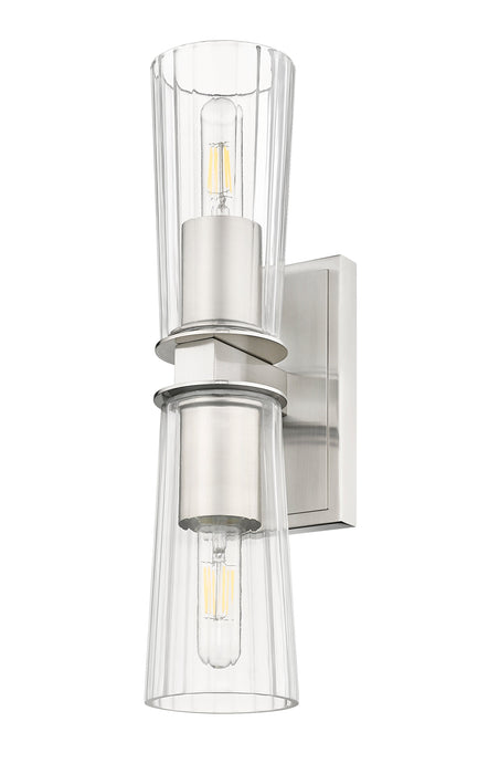 Wall Sconce Z-Lite 826-2S-BN Brushed Nickel Titus 2 Light Wall Sconce Z-Lite