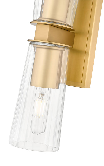 Wall Sconce Z-Lite 826-2S-MGLD Modern Gold Titus 2 Light Wall Sconce Z-Lite