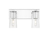 Vanity Z-Lite 826-2V-CH Chrome Titus 2 Light Vanity Z-Lite