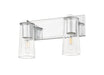 Vanity Z-Lite 826-2V-CH Chrome Titus 2 Light Vanity Z-Lite