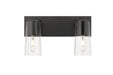 Vanity Z-Lite 826-2V-MB Matte Black Titus 2 Light Vanity Z-Lite