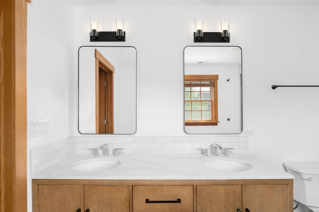 Vanity Z-Lite 826-2V-MB Matte Black Titus 2 Light Vanity Z-Lite