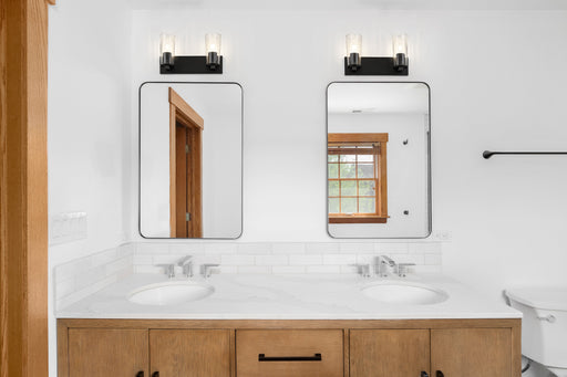 Vanity Z-Lite 826-2V-MB Matte Black Titus 2 Light Vanity Z-Lite