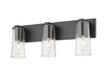 Vanity Z-Lite 826-3V-MB Matte Black Titus 3 Light Vanity Z-Lite