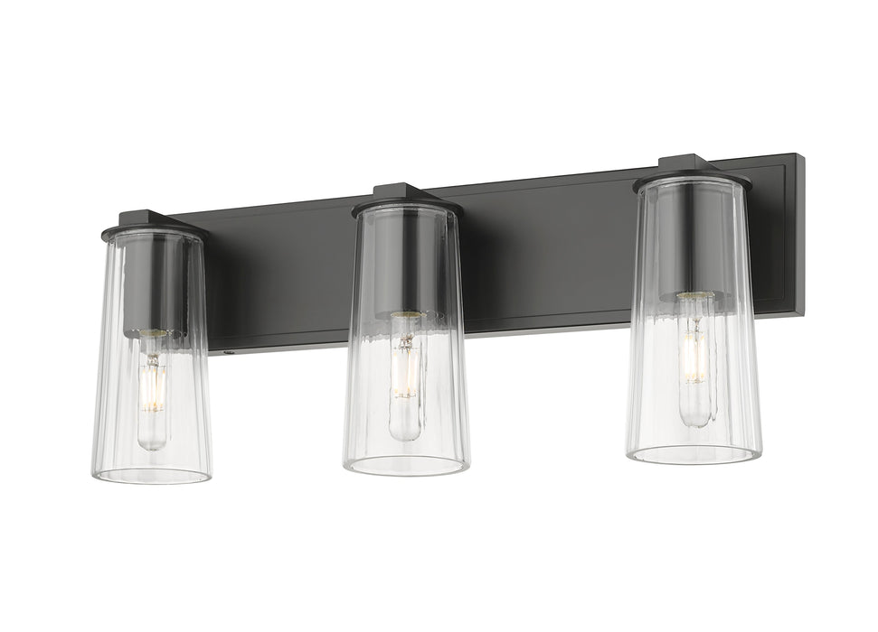 Vanity Z-Lite 826-3V-MB Matte Black Titus 3 Light Vanity Z-Lite