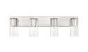 Vanity Z-Lite 826-4V-BN Brushed Nickel Titus 4 Light Vanity Z-Lite