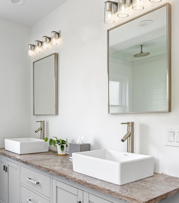 Vanity Z-Lite 826-4V-BN Brushed Nickel Titus 4 Light Vanity Z-Lite