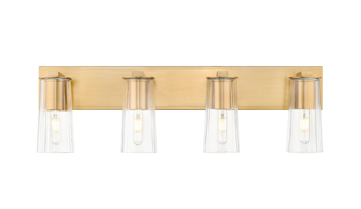 Vanity Z-Lite 826-4V-MGLD Modern Gold Titus 4 Light Vanity Z-Lite