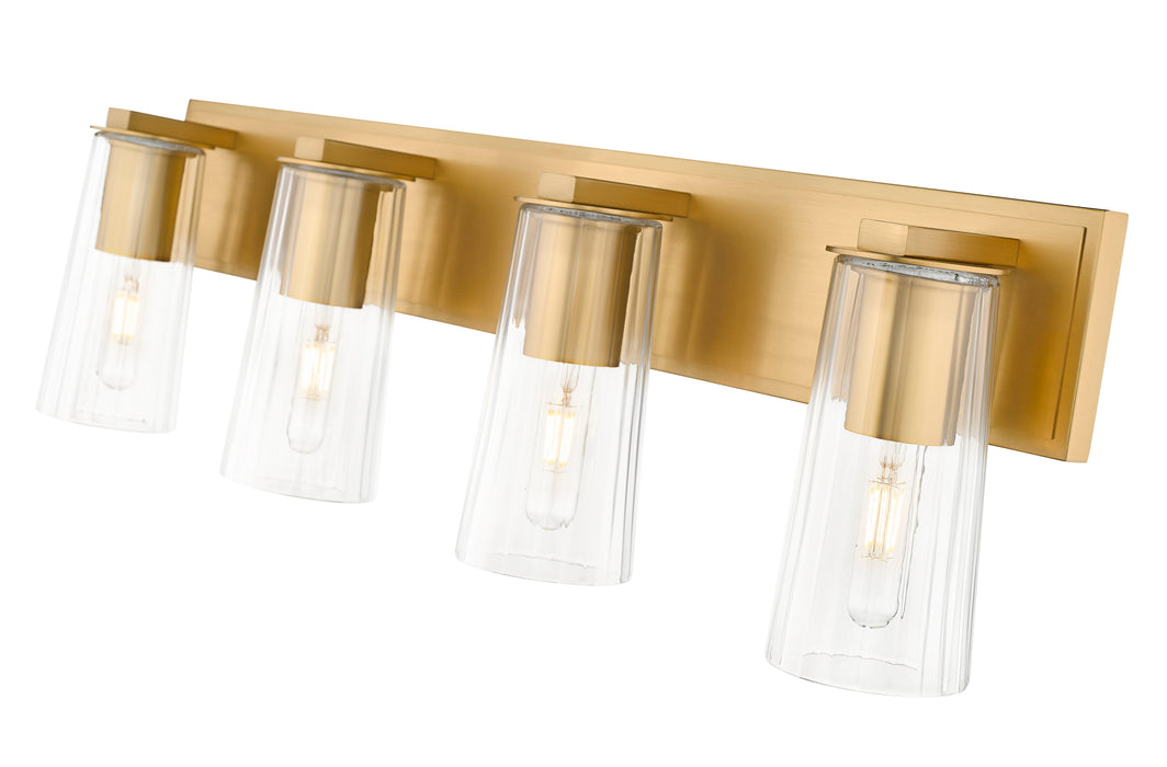 Vanity Z-Lite 826-4V-MGLD Modern Gold Titus 4 Light Vanity Z-Lite