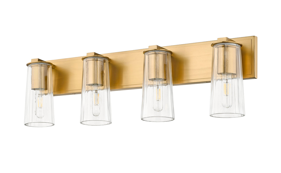 Vanity Z-Lite 826-4V-MGLD Modern Gold Titus 4 Light Vanity Z-Lite