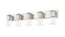 Vanity Z-Lite 826-5V-BN Brushed Nickel Titus 5 Light Vanity Z-Lite
