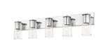 Vanity Z-Lite 826-5V-CH Chrome Titus 5 Light Vanity Z-Lite