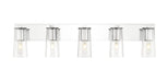 Vanity Z-Lite 826-5V-CH Chrome Titus 5 Light Vanity Z-Lite