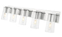 Vanity Z-Lite 826-5V-CH Chrome Titus 5 Light Vanity Z-Lite
