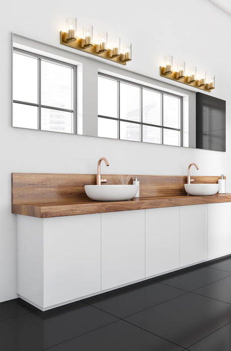 Vanity Z-Lite 826-5V-MGLD Modern Gold Titus 5 Light Vanity Z-Lite