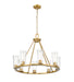 Chandelier Z-Lite 826-8MGLD Modern Gold Titus 8 Light Chandelier Z-Lite
