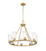 Chandelier Z-Lite 826-8MGLD Modern Gold Titus 8 Light Chandelier Z-Lite